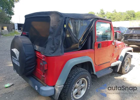1997 Jeep Wrangler Sport from USA, damaged, VIN 1J4FY19S8VP543117